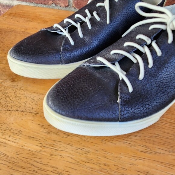 ECCO leather Sneakers size 7W - Picture 2 of 10